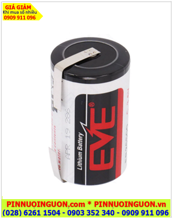 EVE ER34615 (chân thép), Pin nuôi nguồn PLC EVE ER34615 lithium 3.6v D 19000mAh chính hãng